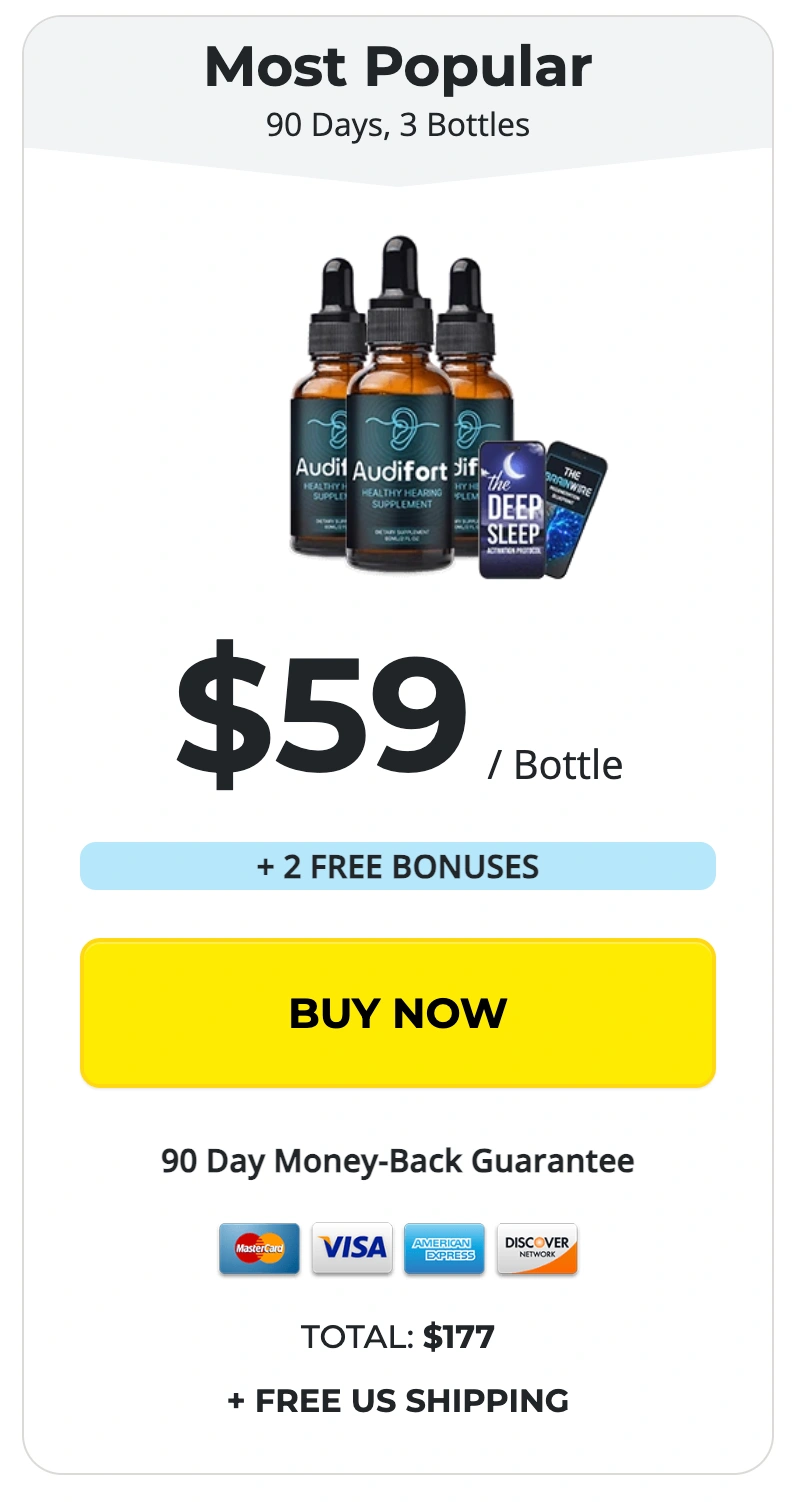 Audifort Buy Three Bottles